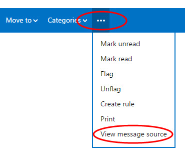 Outlook.com Header Example